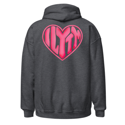 I love you the most Hoodie (Light Pink)