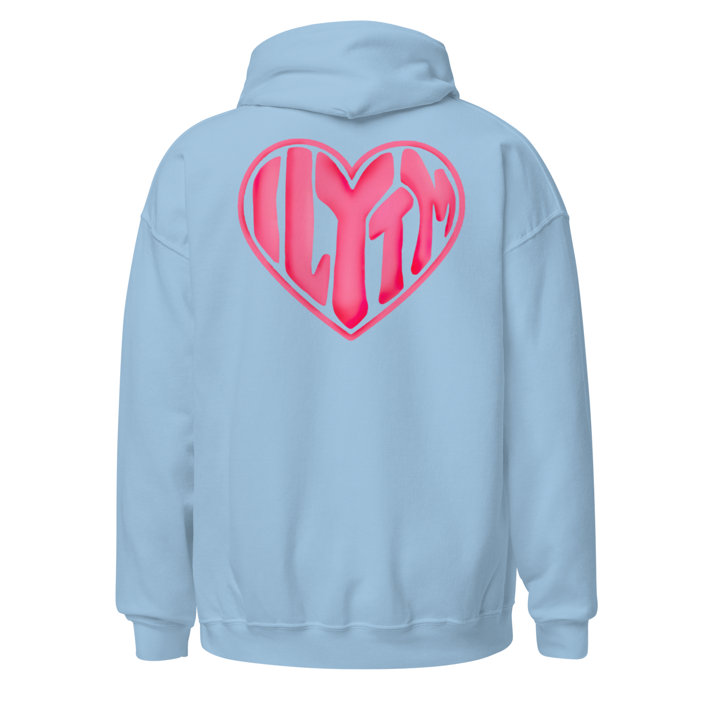 I love you the most Hoodie (Light Pink)