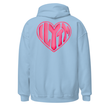 I love you the most Hoodie (Light Pink)