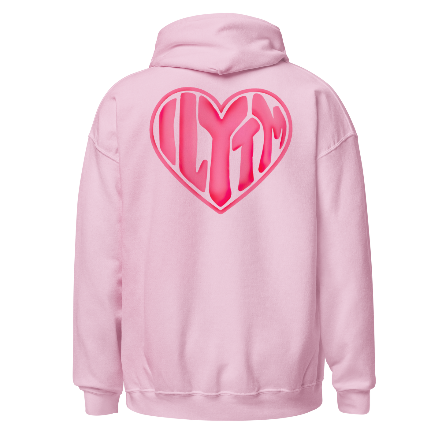 I love you the most Hoodie (Light Pink)