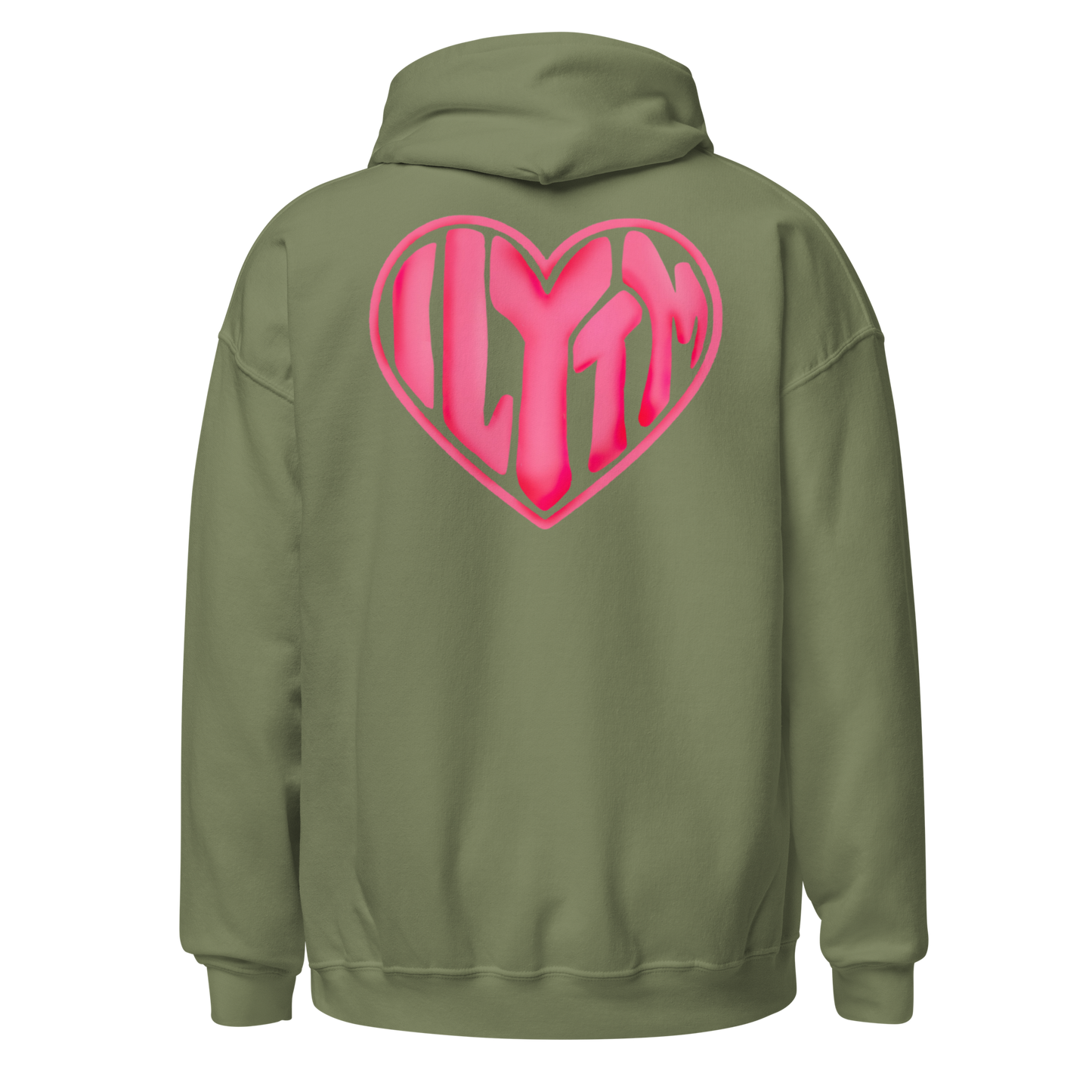 I love you the most Hoodie (Light Pink)