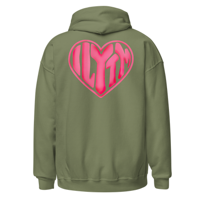 I love you the most Hoodie (Light Pink)