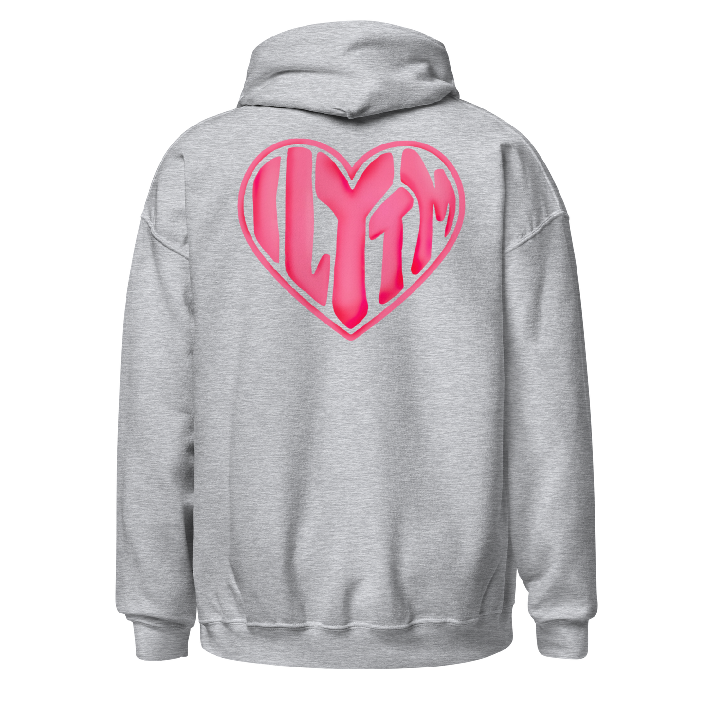 I love you the most Hoodie (Light Pink)