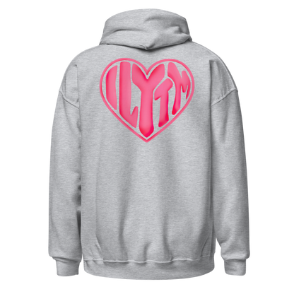 I love you the most Hoodie (Light Pink)