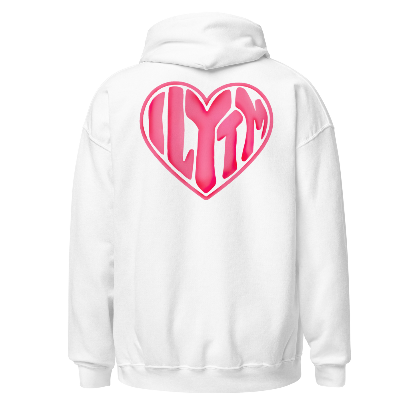 I love you the most Hoodie (Light Pink)