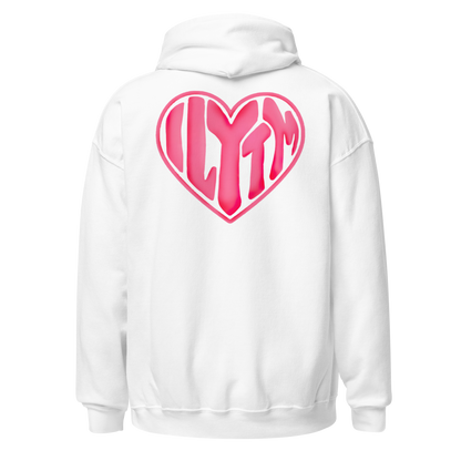 I love you the most Hoodie (Light Pink)